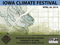 image of the iowa climate festival poster