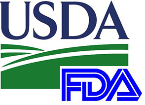 USDA and FDA logos