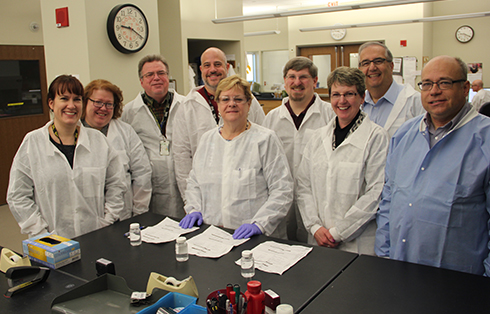 Group photo of South Carolina and State Hygienic Lab staff.