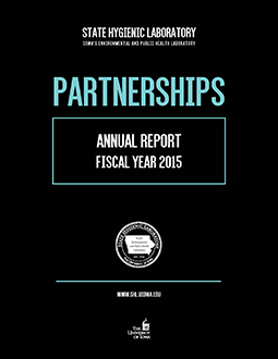 Cover of 2015 annual report.